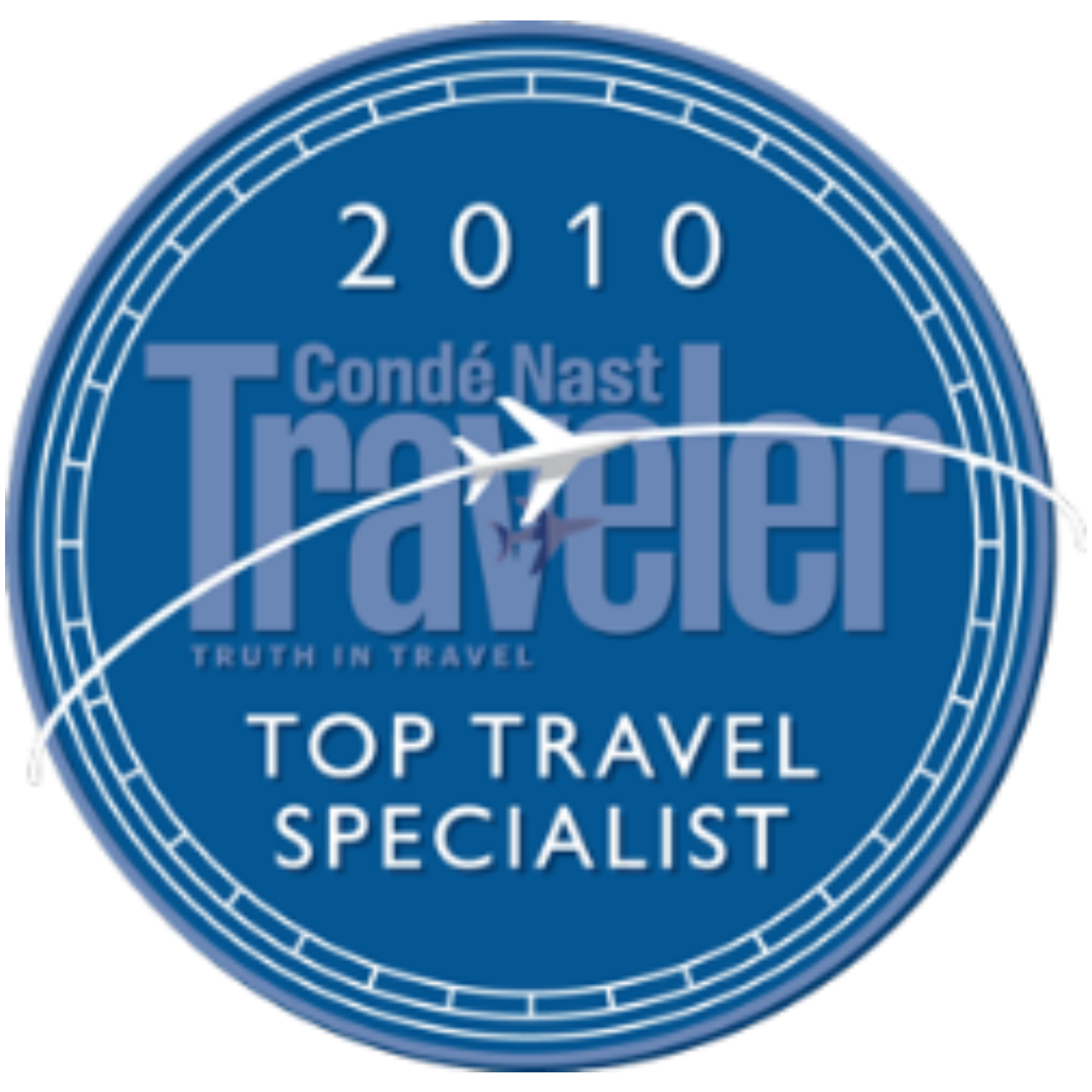 Top travel specialist award 2010