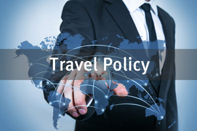business man about travel policy