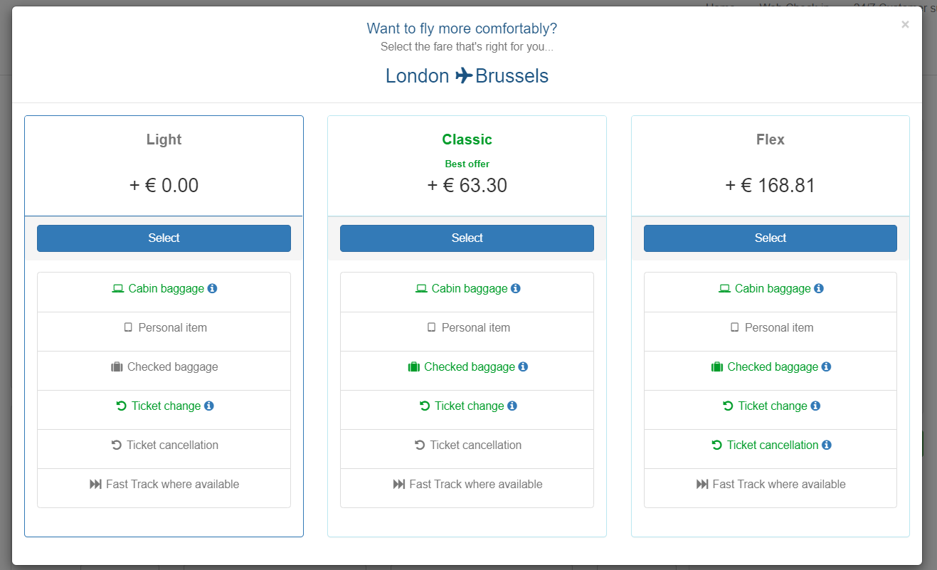 branded fares from corporatefigame.com