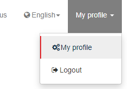 my profile menu from corporatefigame.com